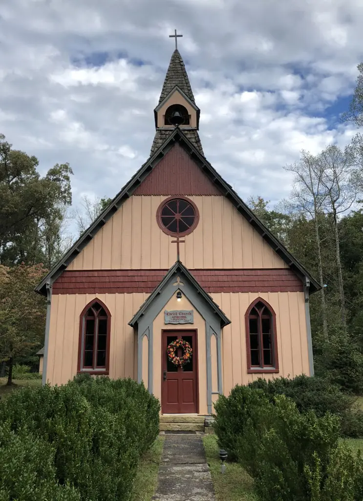 Church with peaceful sky