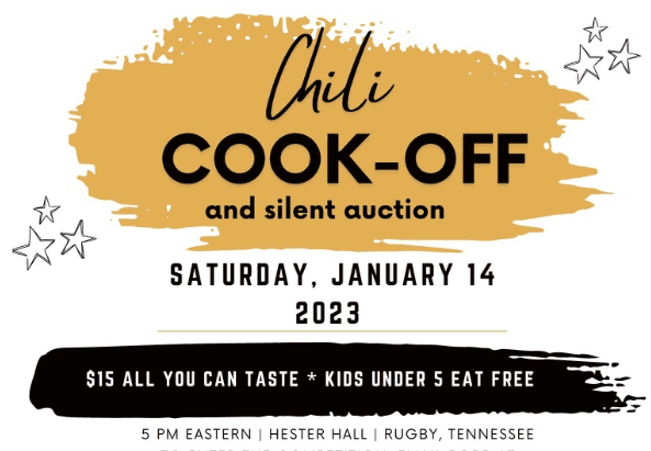 Chili Cook Off Even Poster on White Background