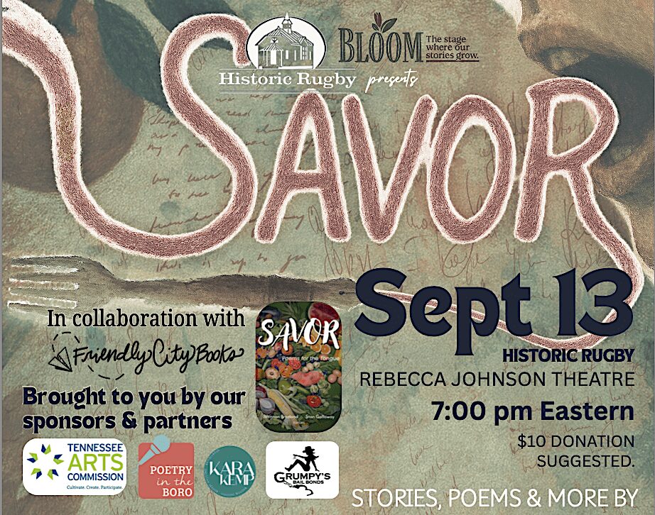Savor event poster for September 13th.
